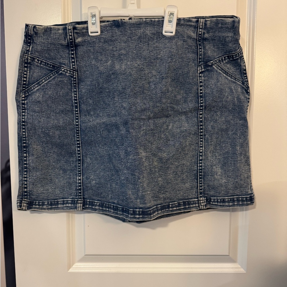 Wild Fable Blue Pencil Mini Skirt Casual